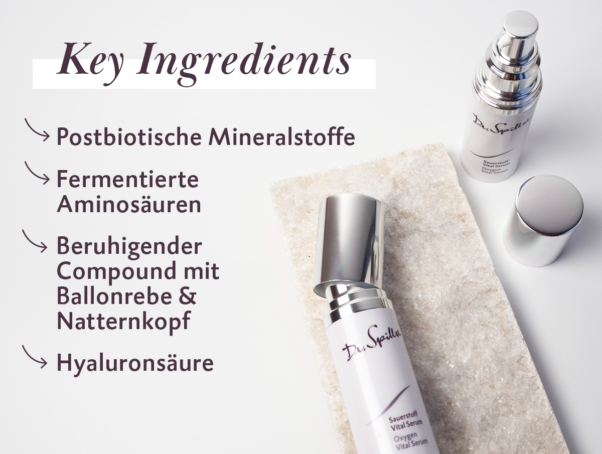 Oxygen Vital Cream Pack - Active ingredients