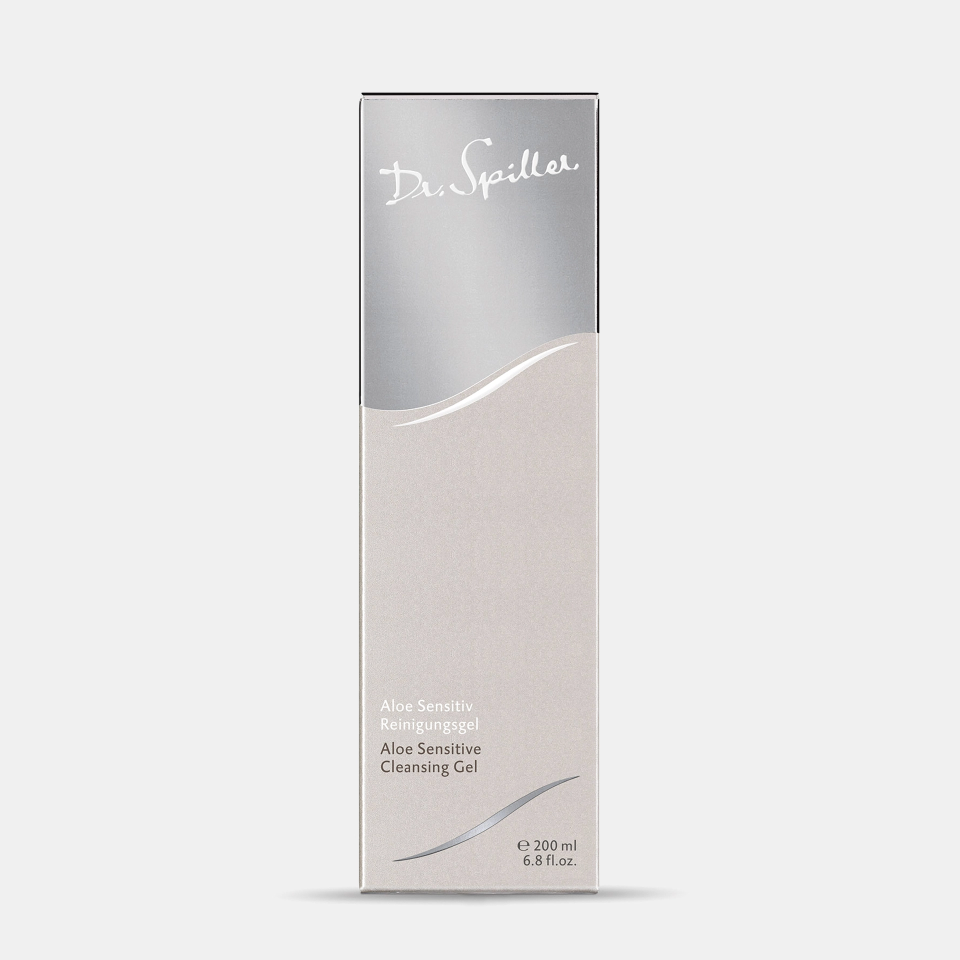 Aloe Sensitive Cleansing Gel – Front view of the packaging