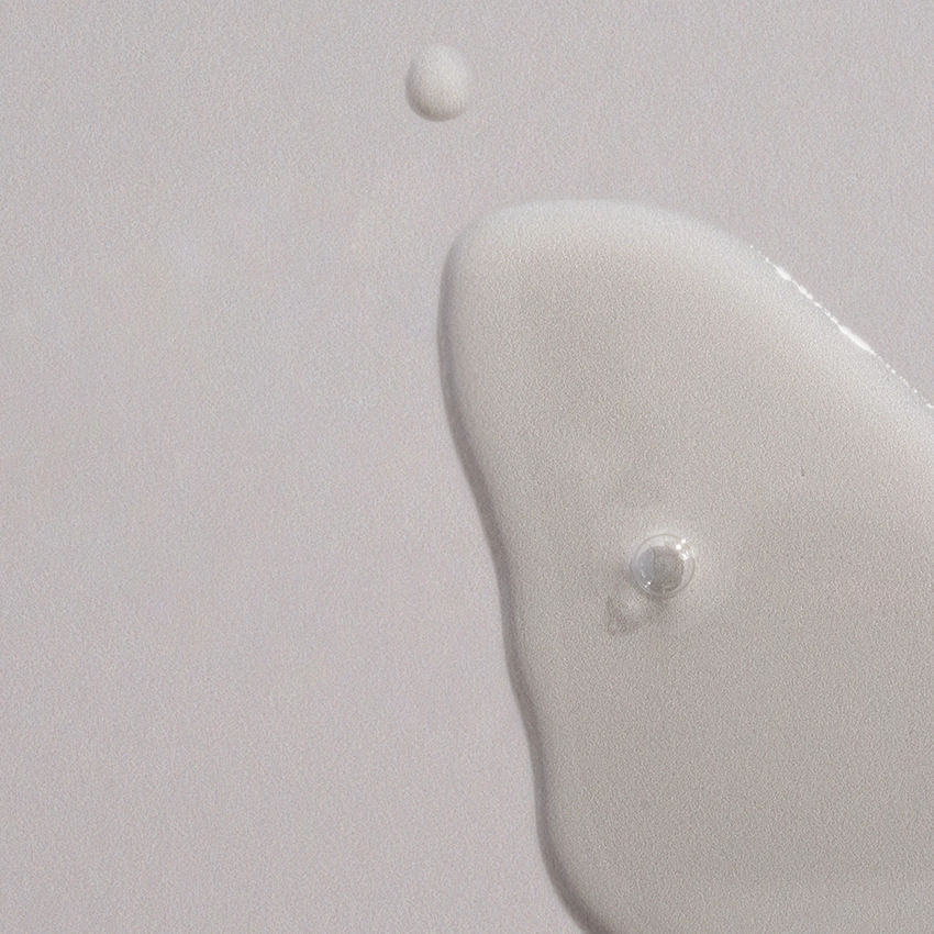 Close-up texture - translucent aloe vera avocado vitamin E oil