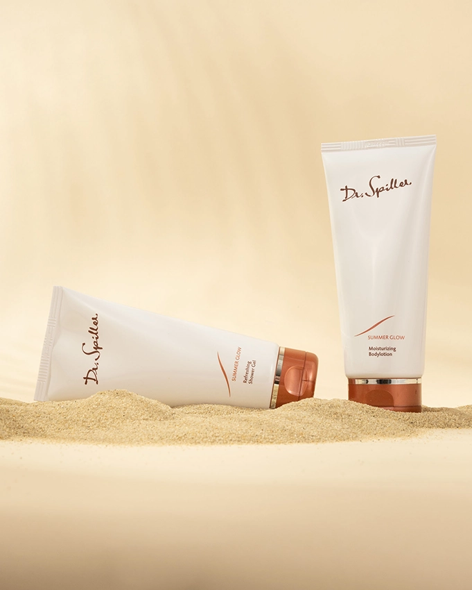 Summer Glow tubes placed decoratively