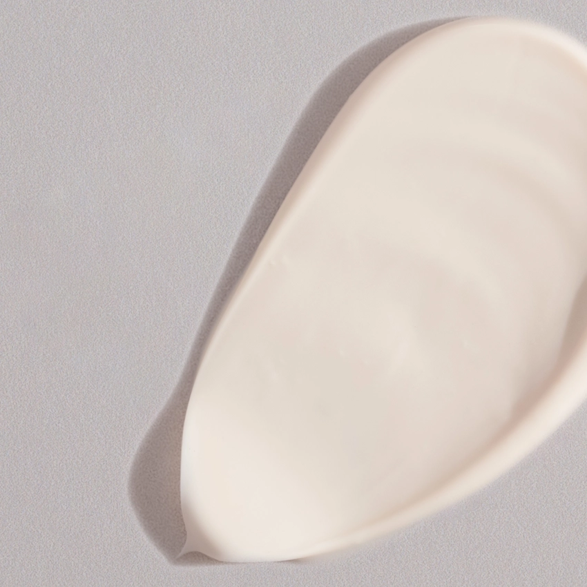 Nahaufnahme Textur - cremige Duschmilch