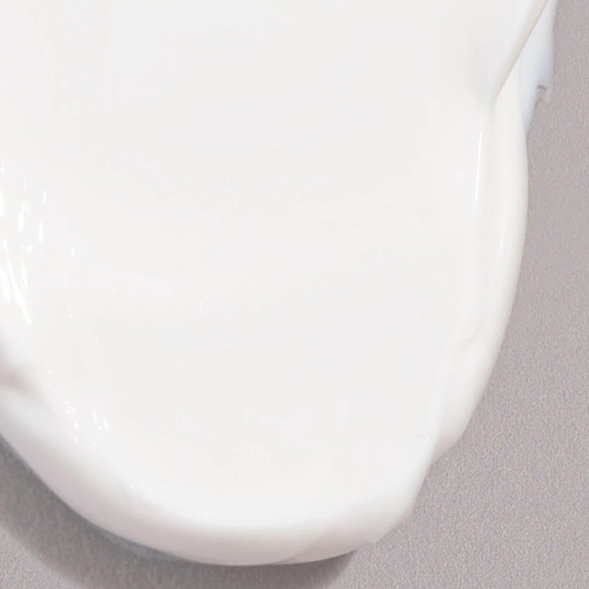 Close-up texture - white cream