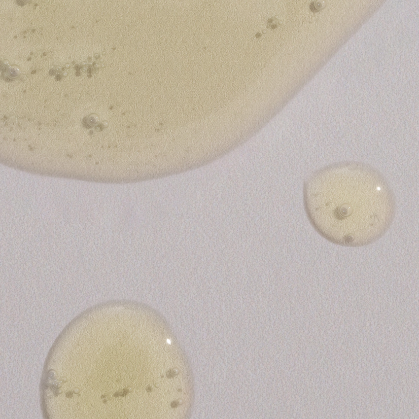 Nahaufnahme Textur - halb-transparente, gelbliche Reinigung