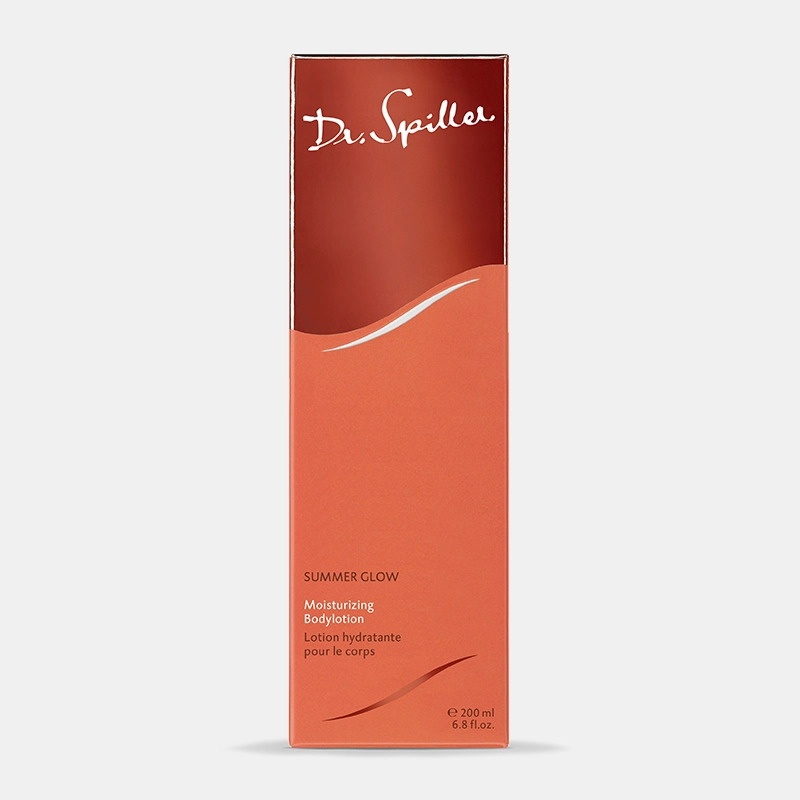 SUMMER GLOW Moisturizing Bodylotion – Frontansicht der Verpackung