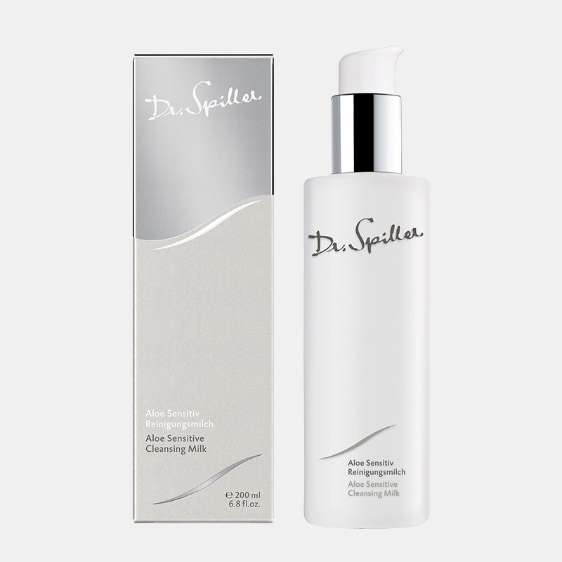 Aloe Sensitiv Reinigungsmilch Aloe Sensitiv Reinigungsmilch – 200ml Gesichtspflege mit Aloe-vera-Blattsaft – Dr. Spiller