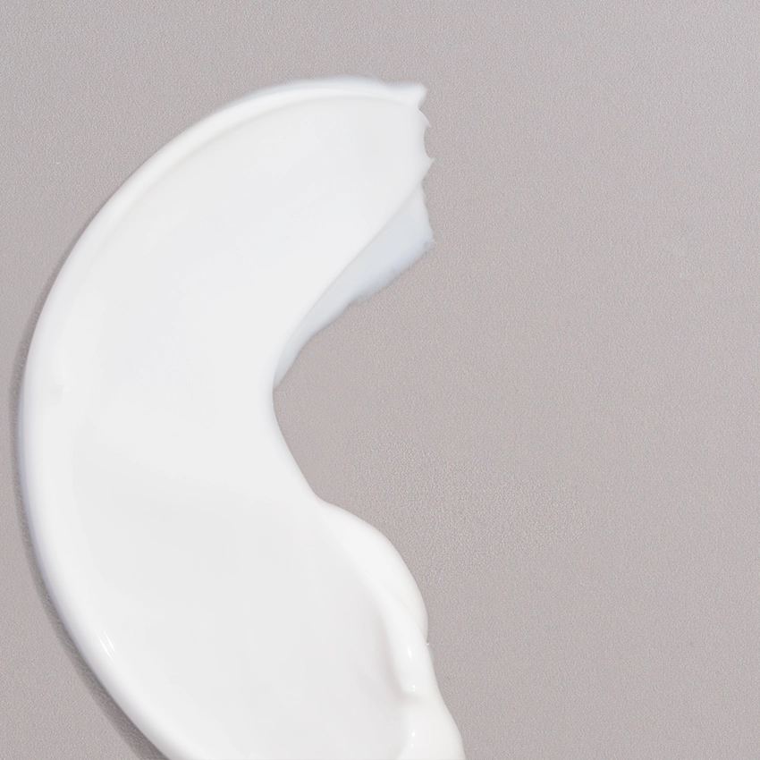 Close-up texture - white cream