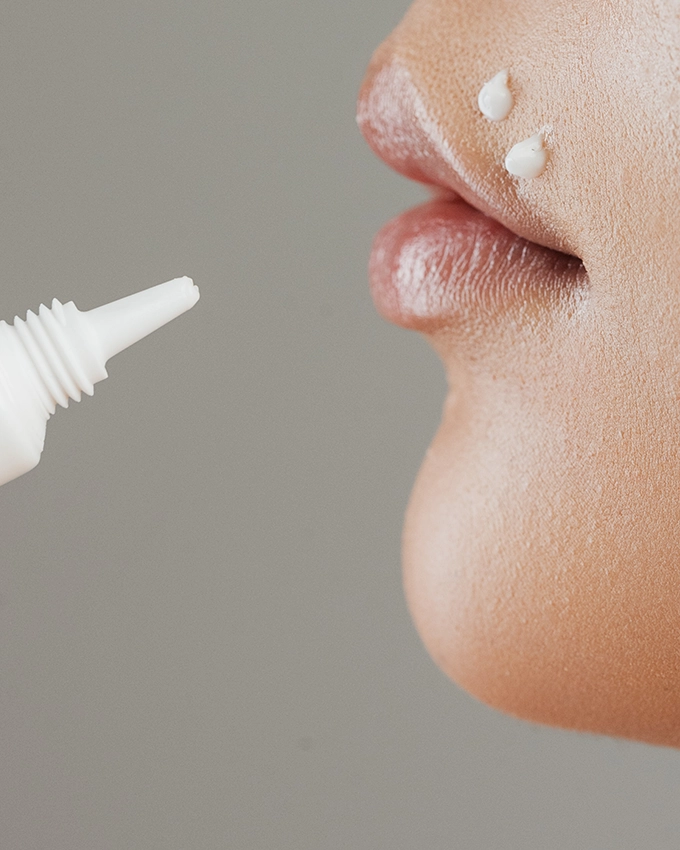 Application of lip care