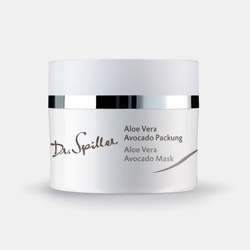 Aloe Vera Avocado Packung – 50ml Tiegel Frontansicht