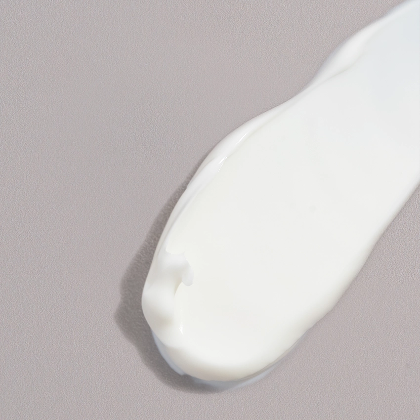 Close-up texture - white cream