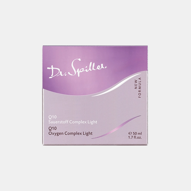 Q10 Sauerstoff Complex Light – Frontansicht der Verpackung