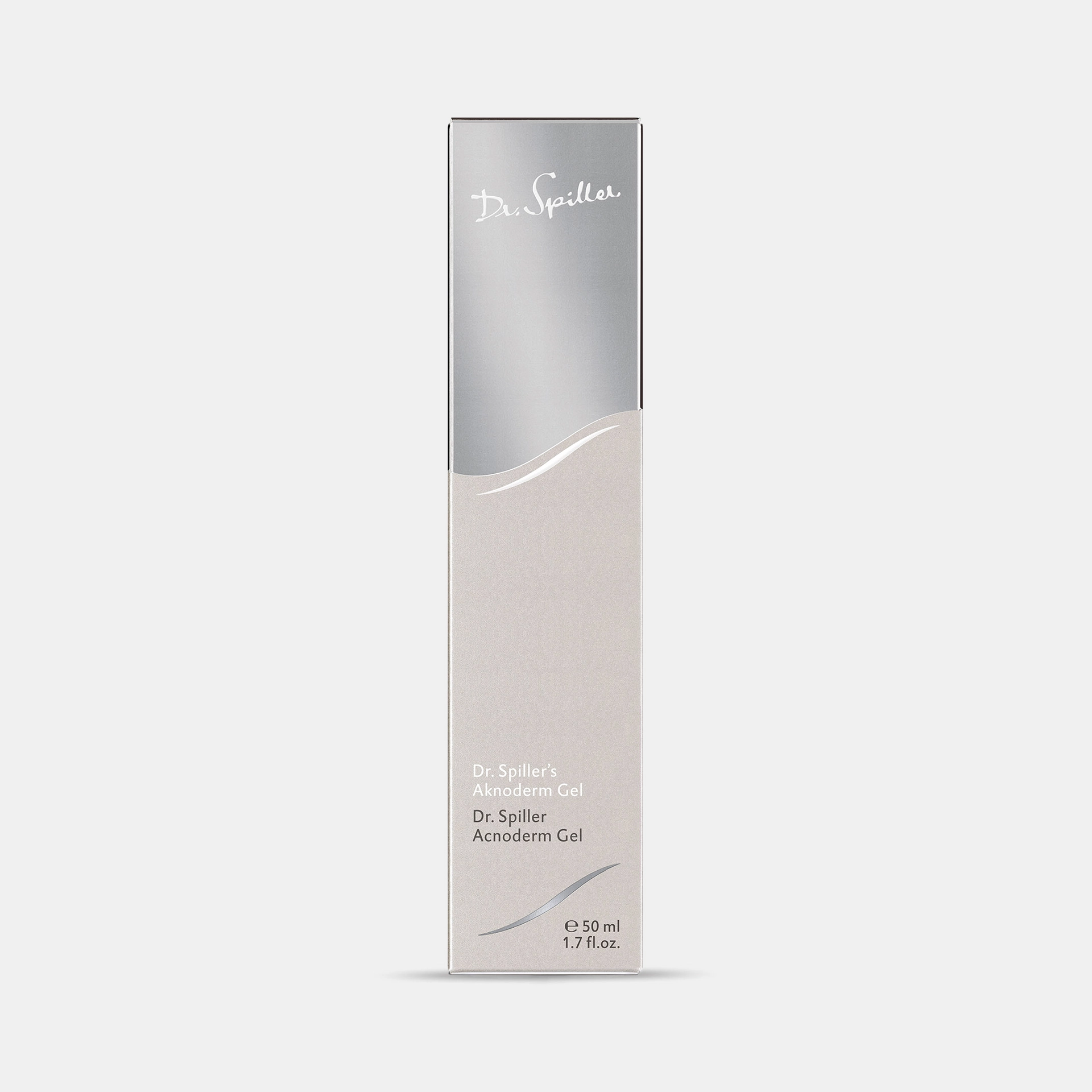 Dr. Spiller's Aknoderm Gel – Frontansicht der Verpackung