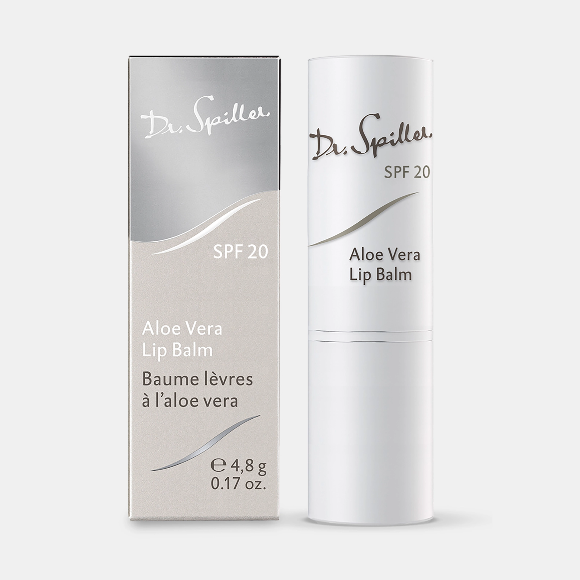 Aloe Vera Lip Balm SPF 20 Aloe Vera Lip Balm SPF 20 – 4,8g schützende und pflegende Lippenpflege-Stick – Dr. Spiller