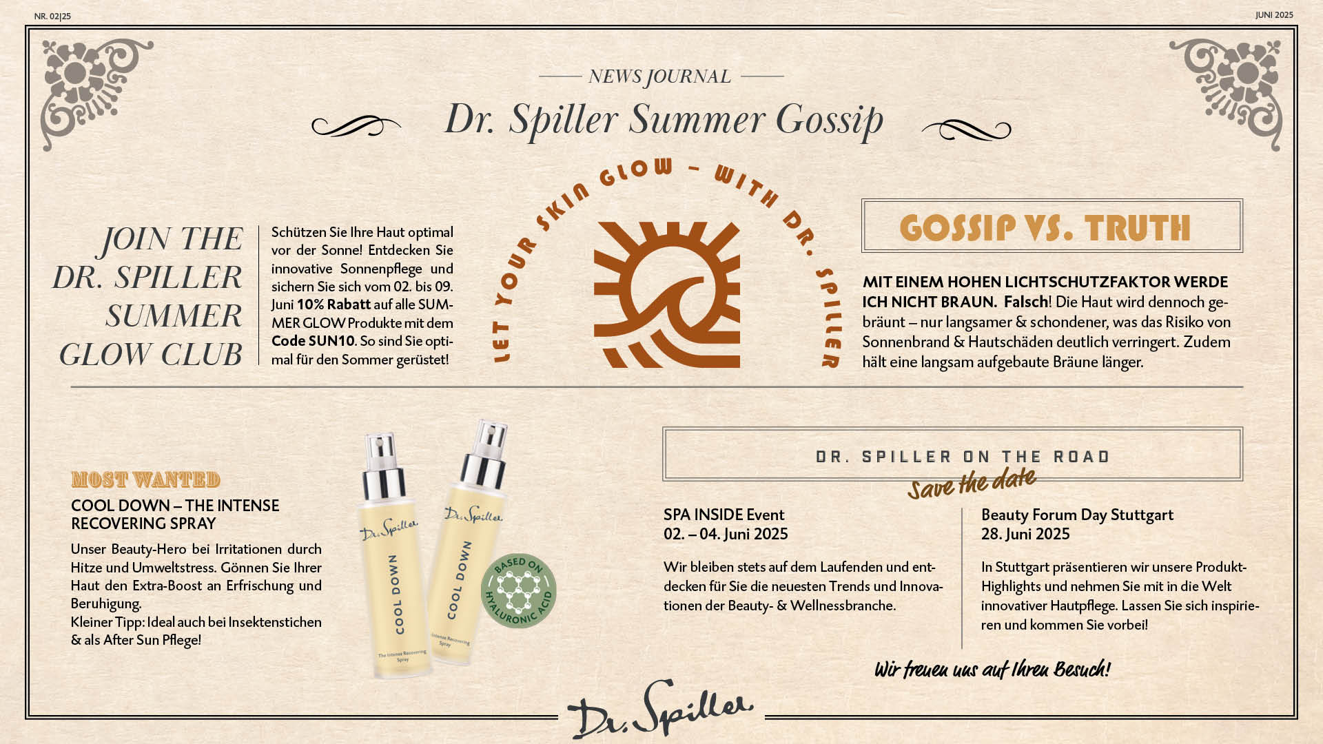 Dr. Spiller Gossip Newsletter