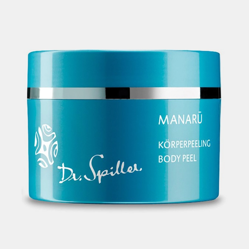 MANARU body scrub with ground vanilla pods from Biomimetic Skincare - 250ml silky-soft skin