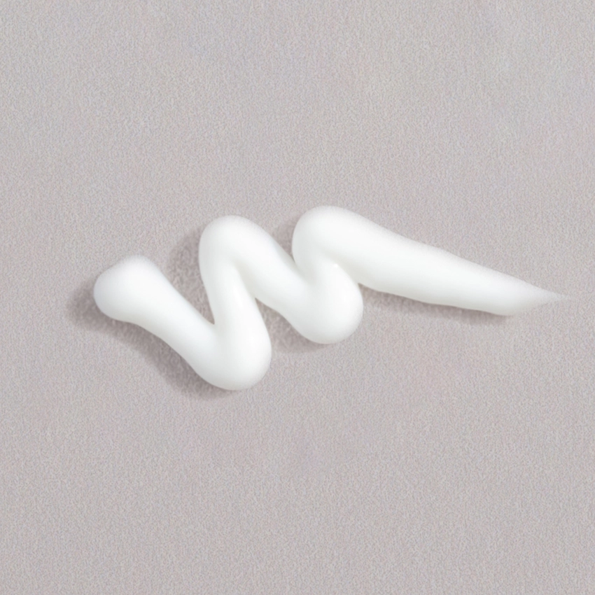 Close-up texture - whitish-milky eye cream