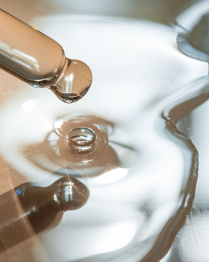 Flüssigkeit Textur Hautpflege 