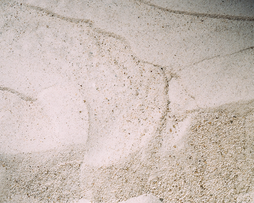 Strukturierter Sand mit natürlichen Linien