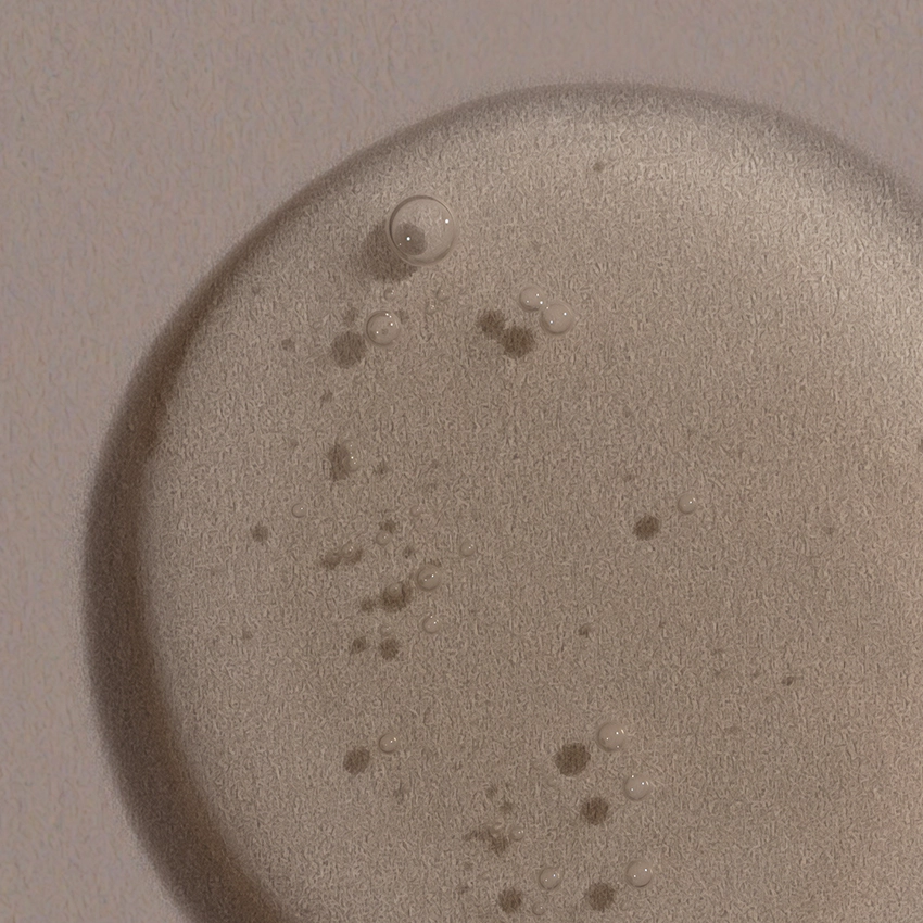 Close-up texture - Refreshing Facial Cleanser liquid, transparent texture